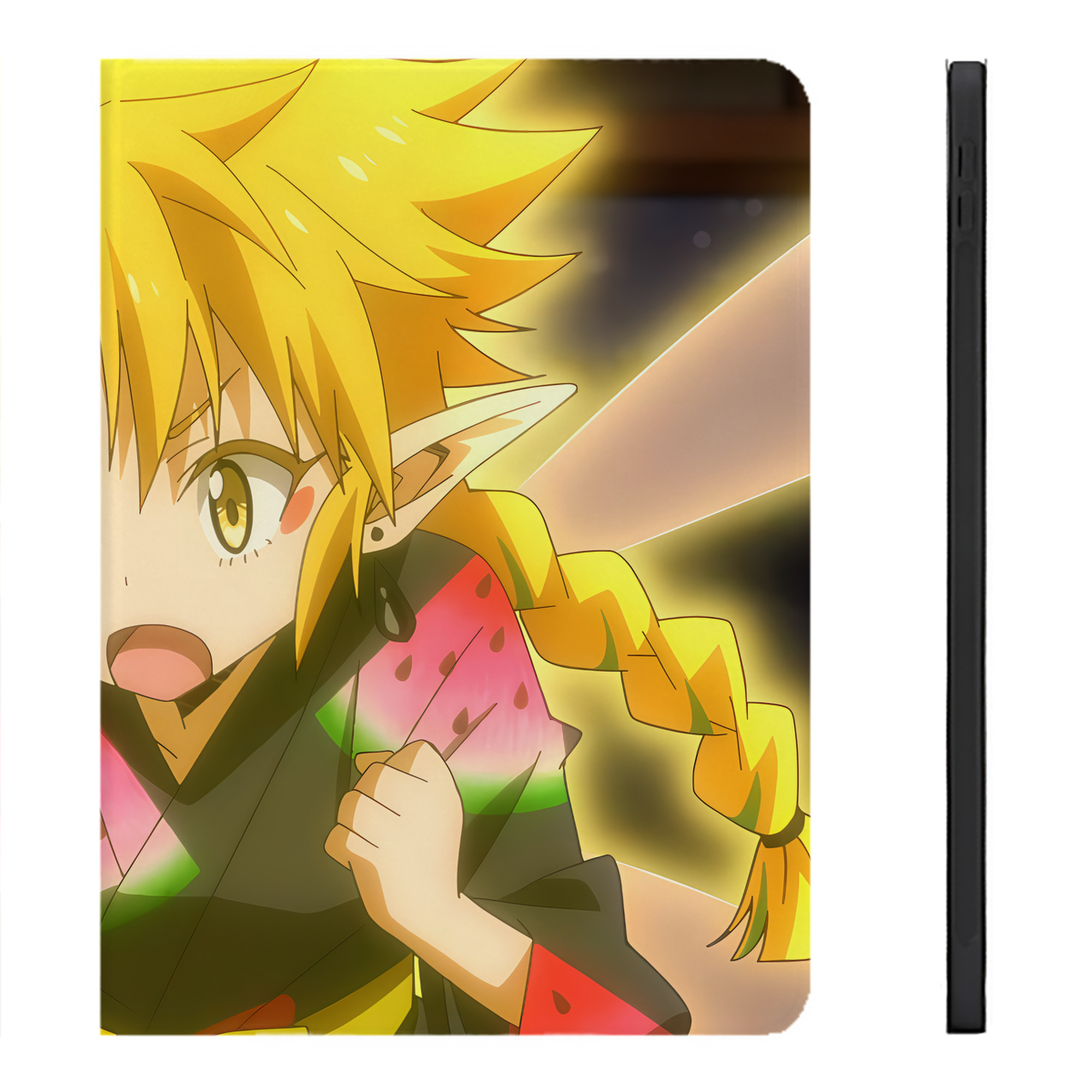 （画像用） 転スラ Regarding Reincarnated to Slime IPadケース ペンホルダー付き ブックスタイルデザイン